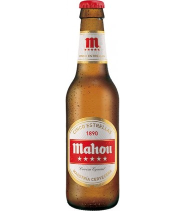 MAHOU 5 ESTRELLAS 1/3 L. 24 UN. ER